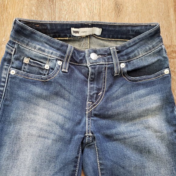Levi’s Denim Jean Legging Jeggings Med Wash Skinny Stretchy, 23" waist - Picture 4 of 15